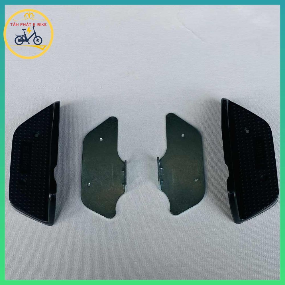Bộ Gác Chân Sau Xe Đạp Điện Sườn Đôi Như Sonsu RuBy, Ava, Bamoo, BMX... Cả Sắt Và Nhựa