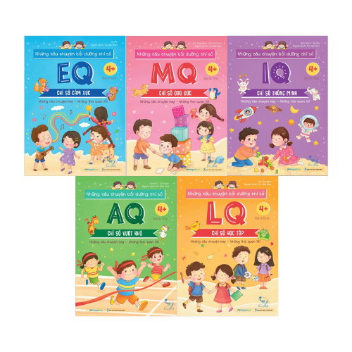 Sách - Những câu chuyện bồi dưỡng chỉ số IQ, EQ, MQ, LQ, AQ (5 cuốn) - Shuongthao