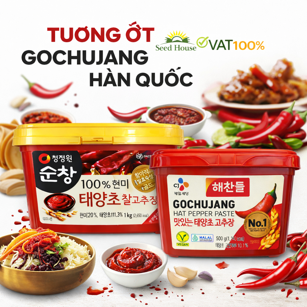 🌶️ Tương Ớt Gochujang Hàn Quốc (Sốt Ớt Gochujang)