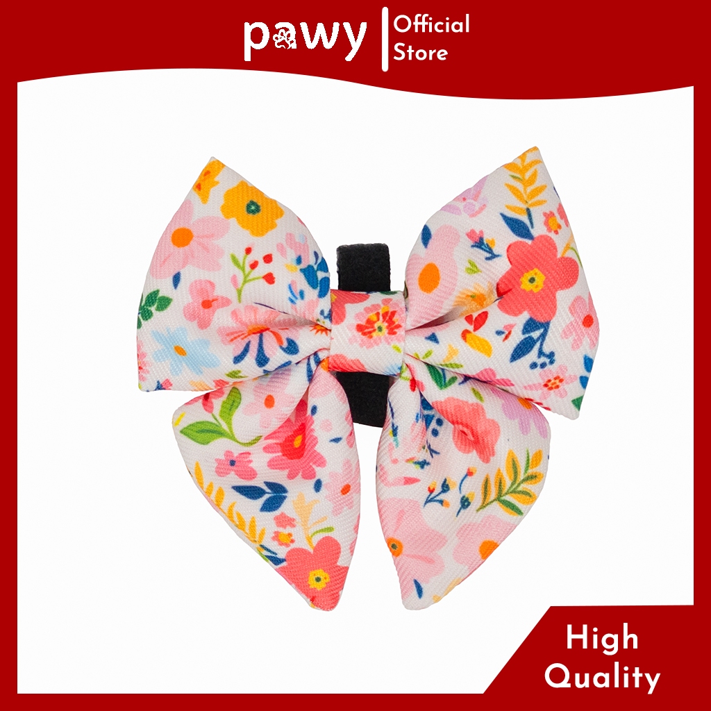 Nơ Đeo Cổ Chó Mèo Pawy - Pawy Dog & Cat Bowtie - Floral