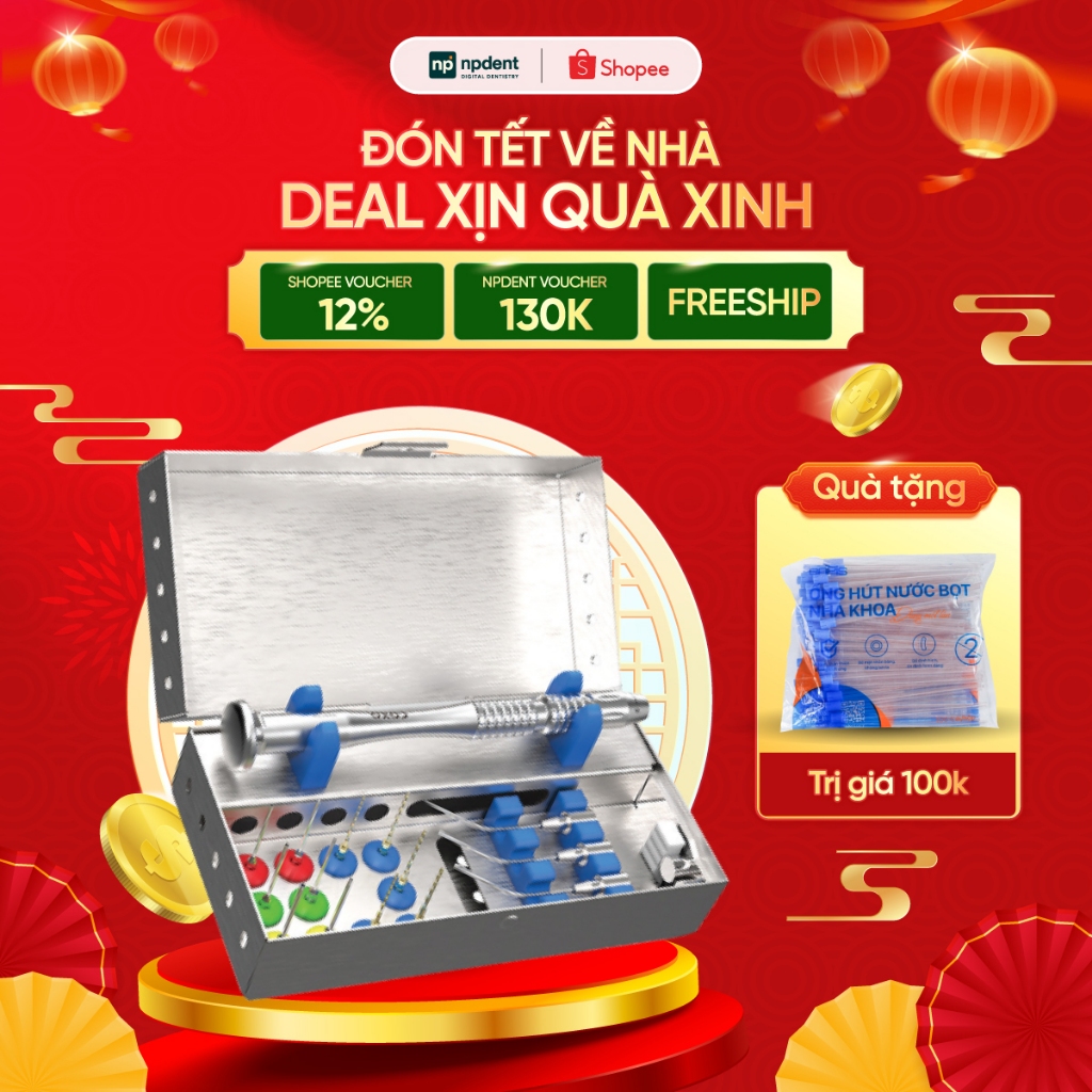 NPDENT - Bộ Gỡ file nội nha gãy COXO ENPIS C-FR1, 3 đầu kích thước khác nhau, hệ thống khoá đặc biệt