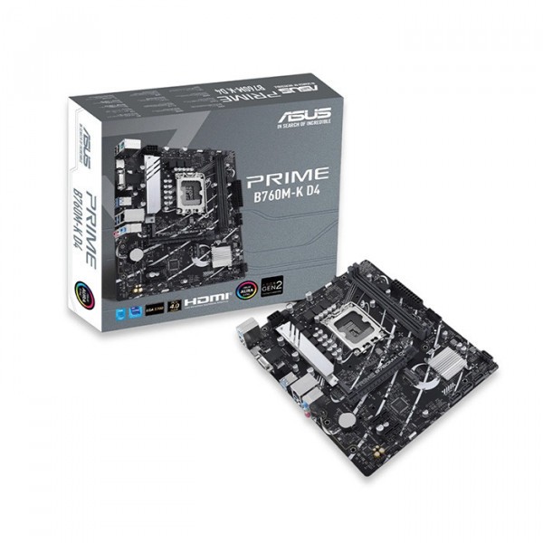 Mainboard ASUS PRIME B760M-K D5 - Asus Prime B760M-K D4