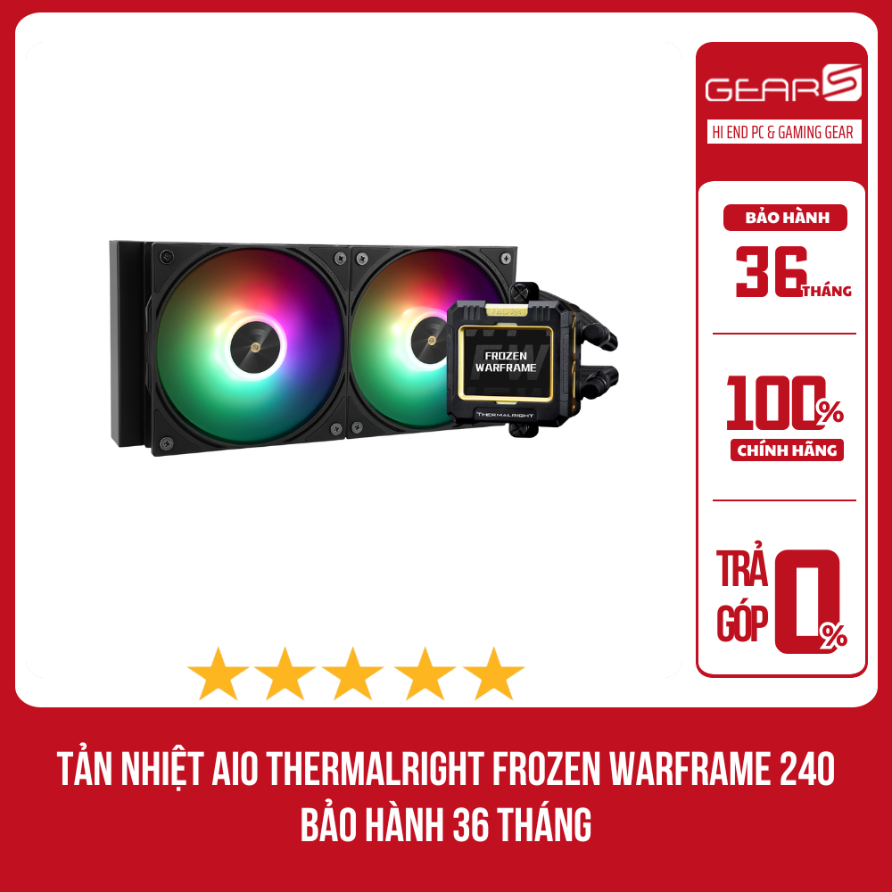 [FULL VAT] Tản Nhiệt Nước AIO Thermalright Frozen Warframe 240 - Bảo hành 36 Tháng