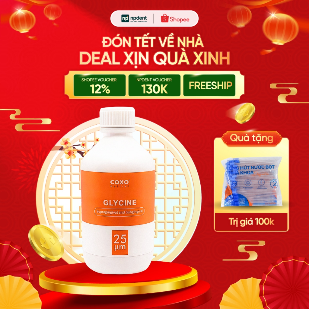 Bột Phun Cát Coxo Glycine 25 µm – 120 g Dùng Cho Máy Đánh Bóng CP-1