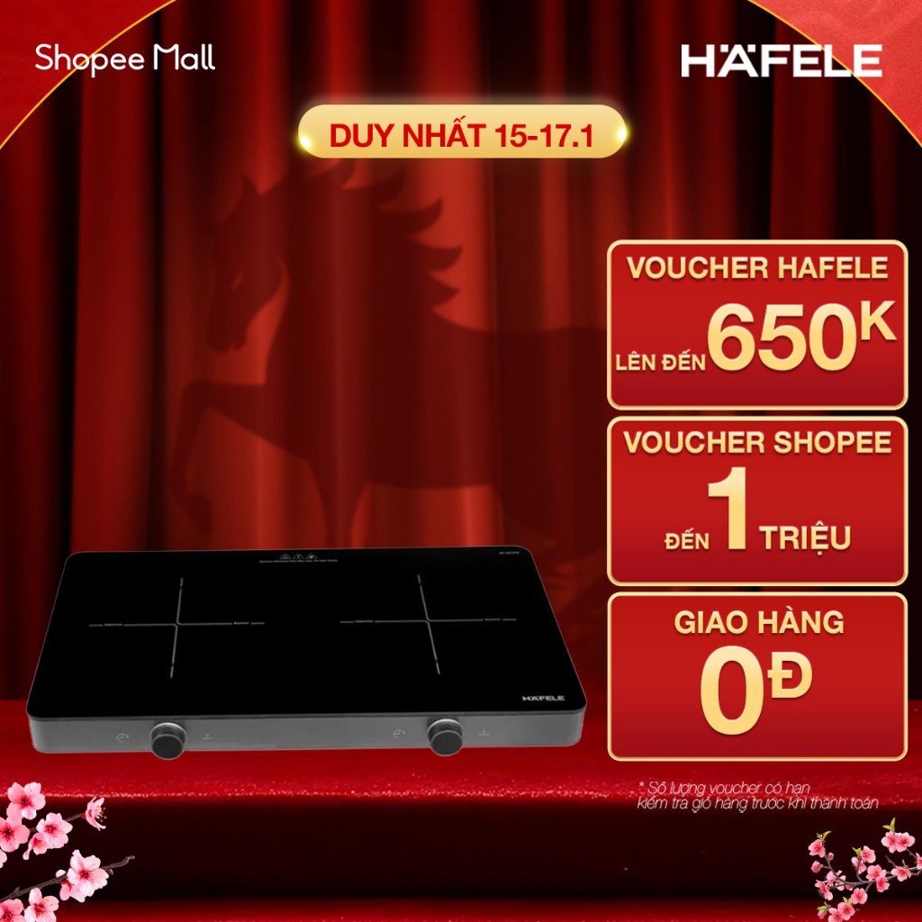 [New] Bếp từ đôi Hafele HS-I5521FG 536.66.850