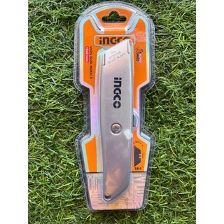 Dao rọc giấy cao cấp INGCO HUK6128 | INGCO HUK615 dao thân hợp kim kẽm dài 19x61mm lưỡi SK4