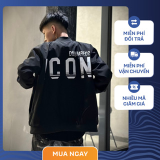 Áo Khoác Bomber Unisex Form Rộng Vải Dù Hai Lớp Cản Gió Chống Nước Nhẹ
