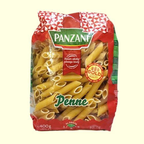 PANZANI + gói PENNE 400gr + NUI ỐNG XÉO Penne Rigate Pasta