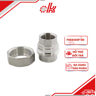 Rắc co inox 304 ren 2 đầu
