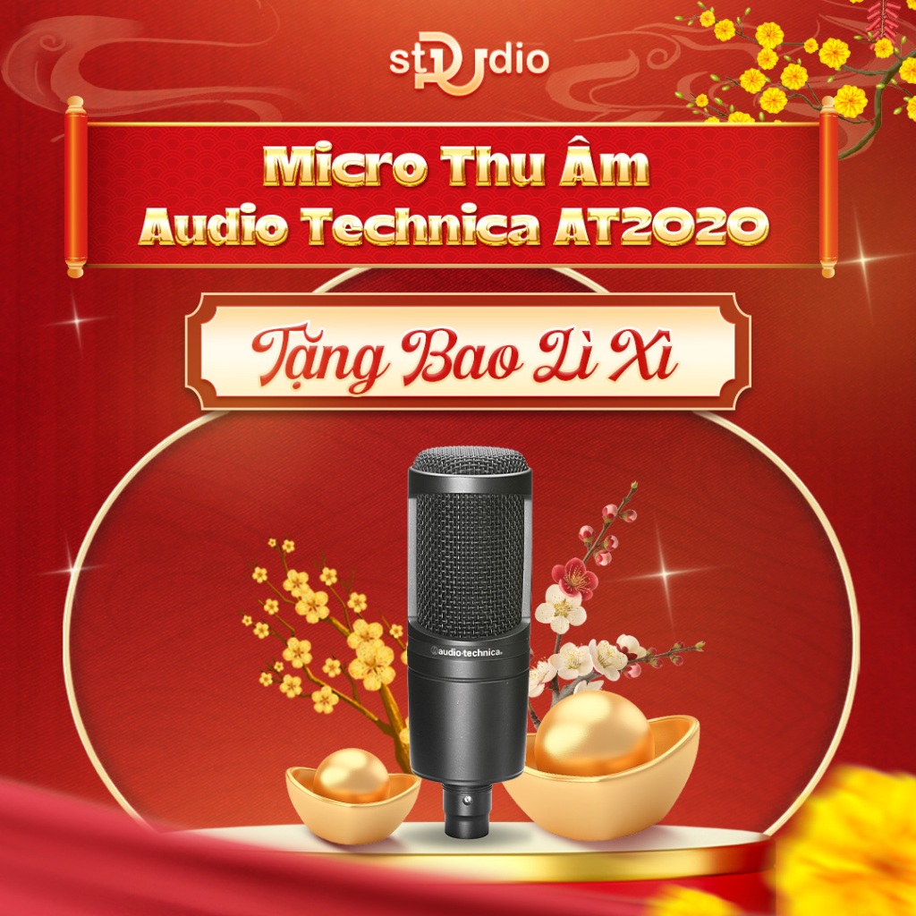 Micro thu âm Audio Technica AT2020 - Micro thu âm cho phòng thu