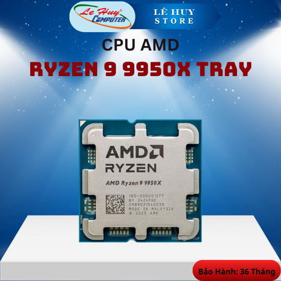 CPU AMD Ryzen 9 9950X Tray New - Hàng Chính Hãng