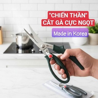 Kéo cắt gà cao cấp khóa chốt mở ggomi gg164 - thép đúc nguyên khối siêu bén vượt trội