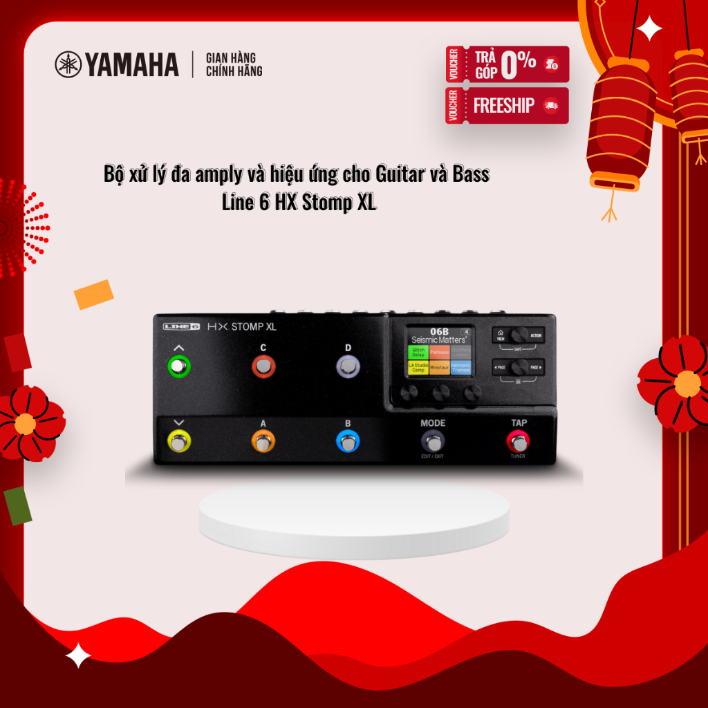 Bộ xử lý đa amply và hiệu ứng cho Guitar và Bass Line 6 HX Stomp XL