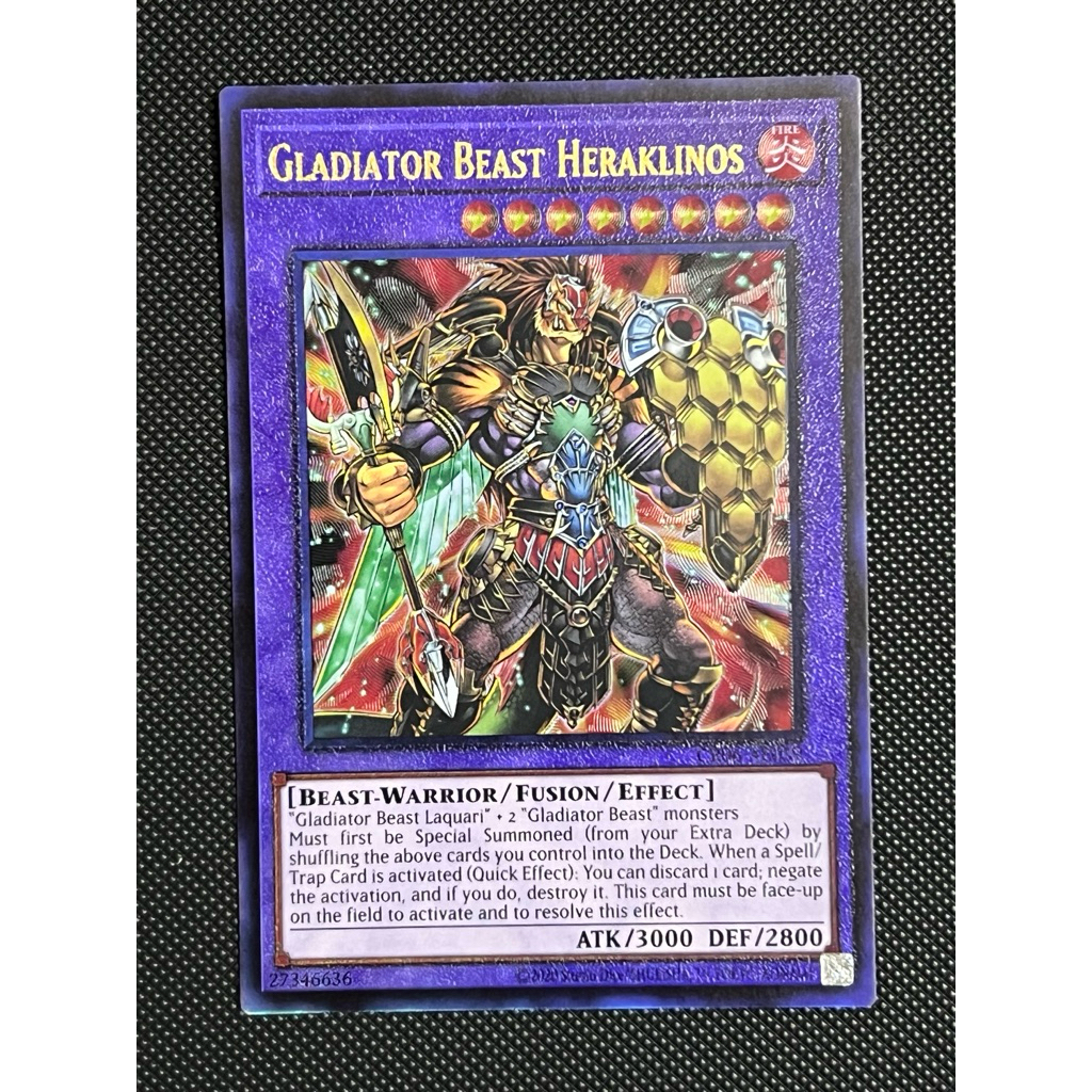 [AE] Thẻ Bài Yugioh Gladiator Beast Heraklinos