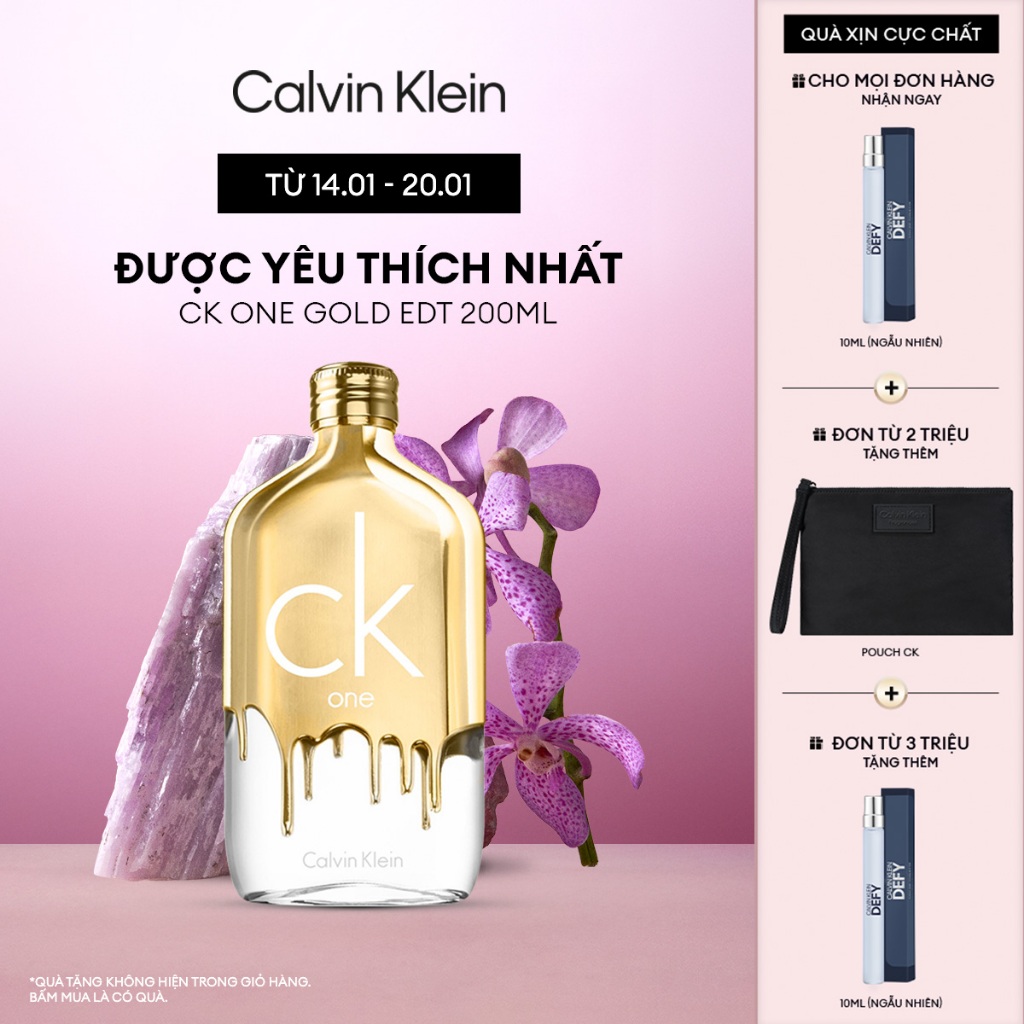 Nước hoa Nam Nữ Calvin Klein CK One Gold EDT 200ml