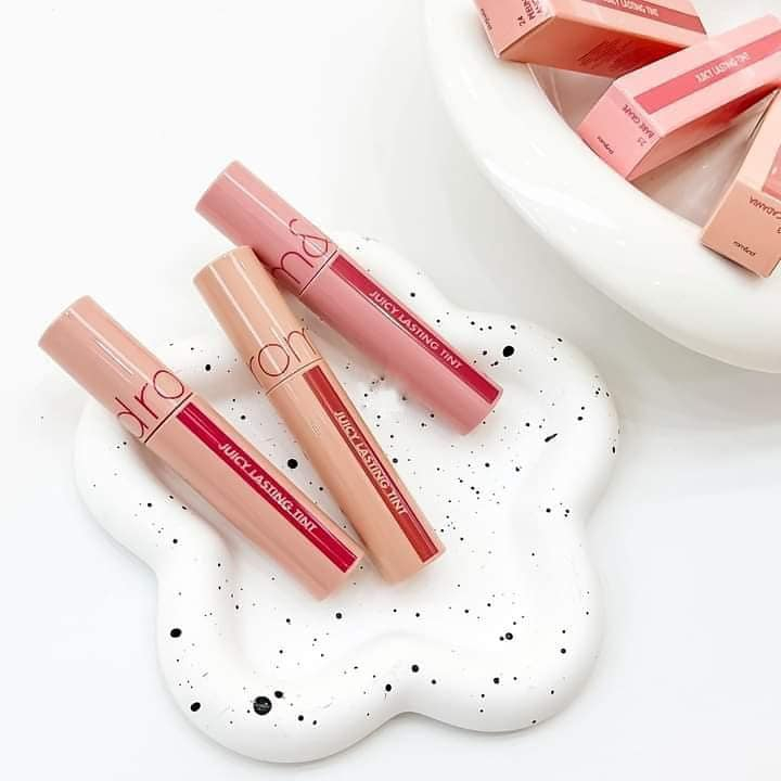 (Chính Hãng Romand) Son bóng Romand Juicy 24 Peeling Angdoo Hồng Ánh Đỏ