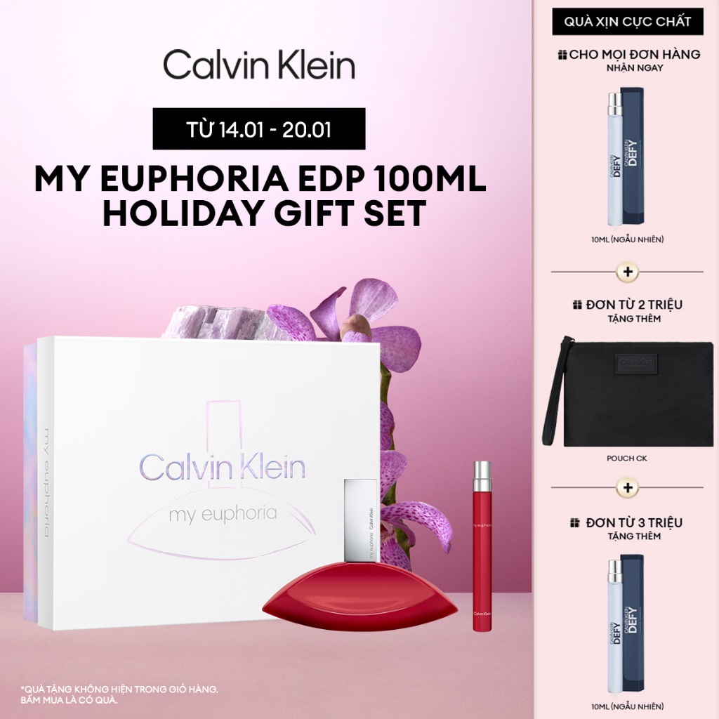 Bộ quà tặng Nước Hoa Nữ Calvin Klein My Euphoria Women EDP 100ml Gift Set