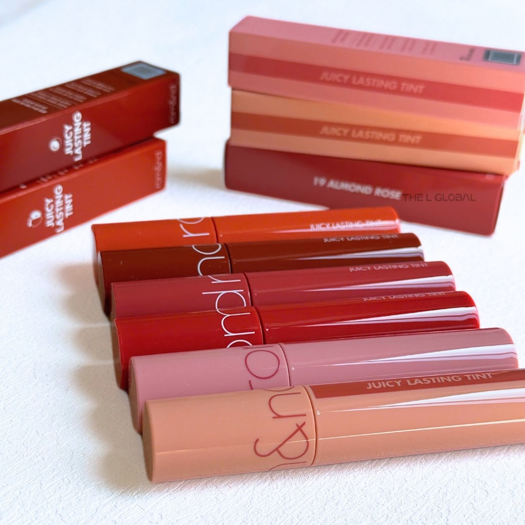 (Romand) Son tint bóng Romand Juicy 23 Nucadamia - Màu cam sữa nâu nude dễ dùng