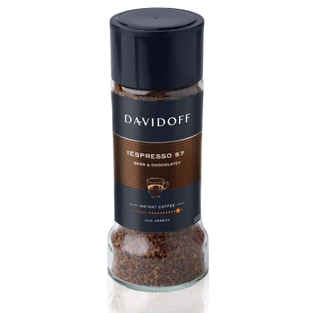 (Lọ 100gr) CÀ PHÊ ESPRESSO ĐỨC HÒA TAN ARABICA NGUYÊN CHẤT DAVIDOFF Espresso 57 Instant Coffee