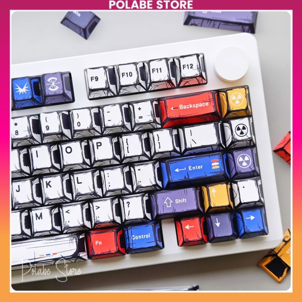 Keycap Comic Noopoo cherry profile Keycap Manga Anime truyện tranh bàn phím cơ Polabe Store