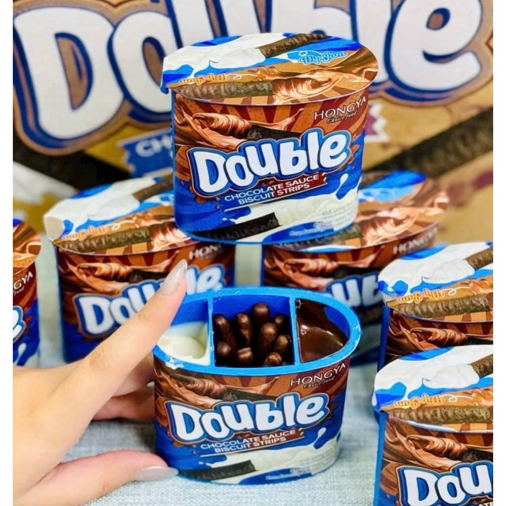 Bánh que chấm Double 2 vị socola và sữa (combo 6h,12h)