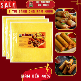 Bánh Chả Ram Dùng Cuốn Nem - Thương Hiệu Bu Phương Ẩm Thực (Mềm Lâu Dễ Cuốn - Giòn Rụm Khi Chiên)