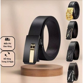 [Peinn] Thắt lưng nam da cao cấp khóa kim loại tự động không gỉ - Cam kết bảo hành 12 tháng AKEDO