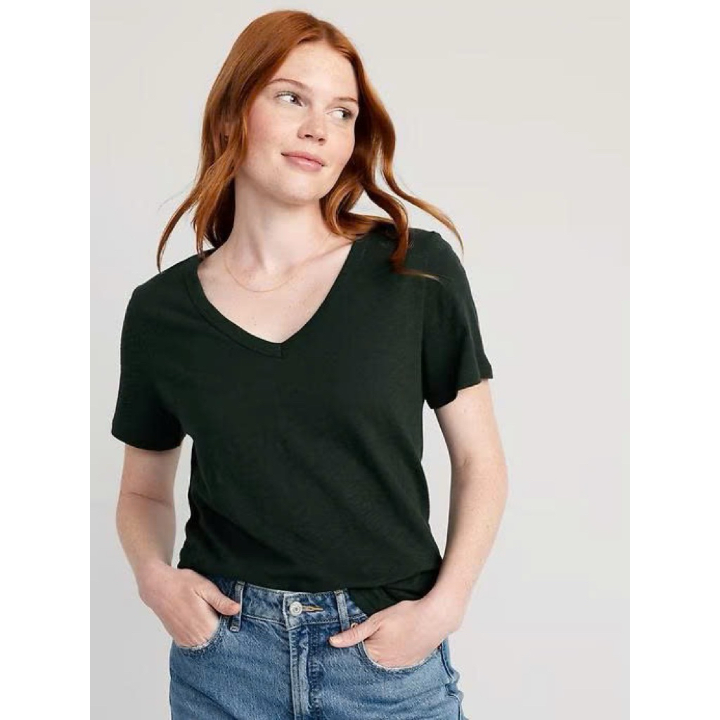 Áo thun cotton Nữ 0LD NAVY