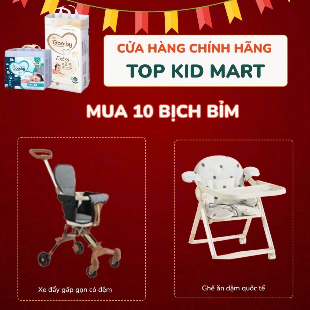 [Combo 10 bỉm Gooby] Bỉm Tã Gooby Hàn Quốc cho bé