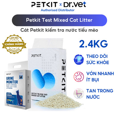 [Bịch 2.4kg] Cát vệ sinh cho mèo PETKIT kiểm tra nước tiểu mèo