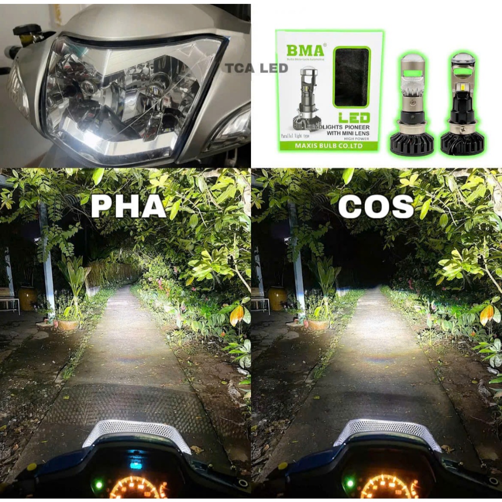 Bi Cầu M8c BMA Công xuất 28/40w lắp cho các dòng xe đời cũ từ 2007 trở về trước