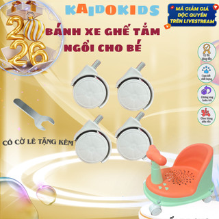 Bánh Xe Ghế Tắm Ngồi Cho Bé Bằng Nhựa Tiện Dụng.