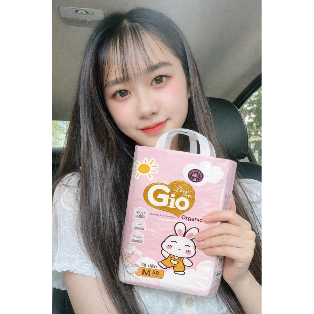 Tã dán / Bỉm dán Baby Gio êm ái cho làn da bé