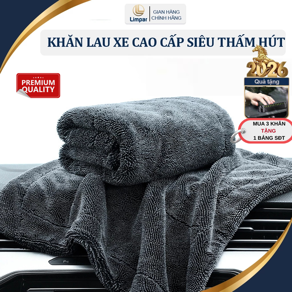 Khăn Lau Xe Cao Cấp Superfine Fiber