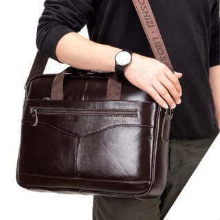 Cặp Da Nam Công Sở Lion Da Bò Thật Đựng Laptop 15,6 Inch Đi Làm Cặp Công Sở Nữ Tuxa