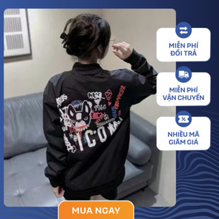 Áo khoác Bomber gió nam nữ trơn dù hai lớp chống nước cảm gió ,Áo khoác nam nữ chất gió 2 lớp trend 2025