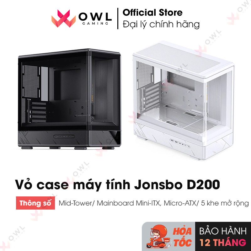 Vỏ case máy tính Jonsbo D200 (hàng chính hãng)