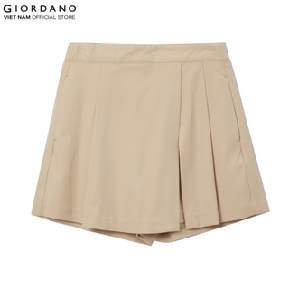 GIORDANO Quần Váy Nữ Women's New Preppy Easy Care Pleated Skorts 5405227