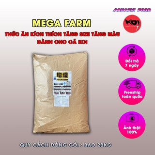 Mega farm 20kg - Thức ăn cá Koi dành cho trại tăng body cho cá Mega Jumbo