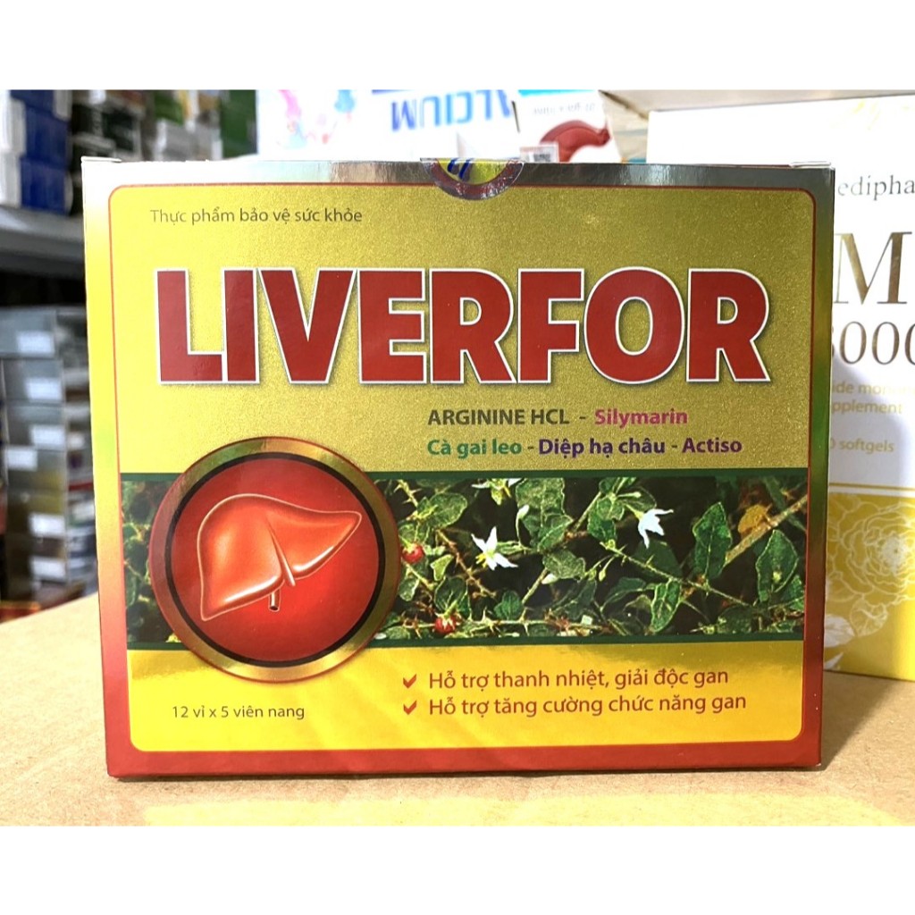 Liver for Arginin mát gan, lợi mật, giải độc gan, tăng cường chức năng gan, viêm gan, xơ gan