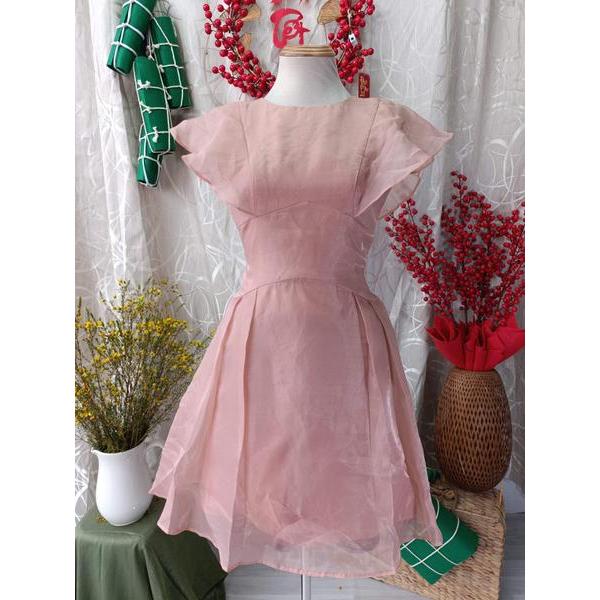 C'CHAT CLOTHES thanh lý - Đầm voan chữ A bymo - SIZE XS