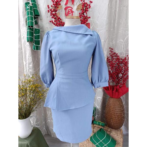 C'CHAT CLOTHES thanh lý - Đầm bút chì tay dài bymo - SIZE S