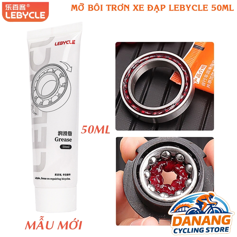 Mỡ Bôi Trơn Chịu Nhiệt Xe Đạp LEBYCLE 50ml – Mỡ Đỏ – Chống Mài Mòn, Bền Nhiệt