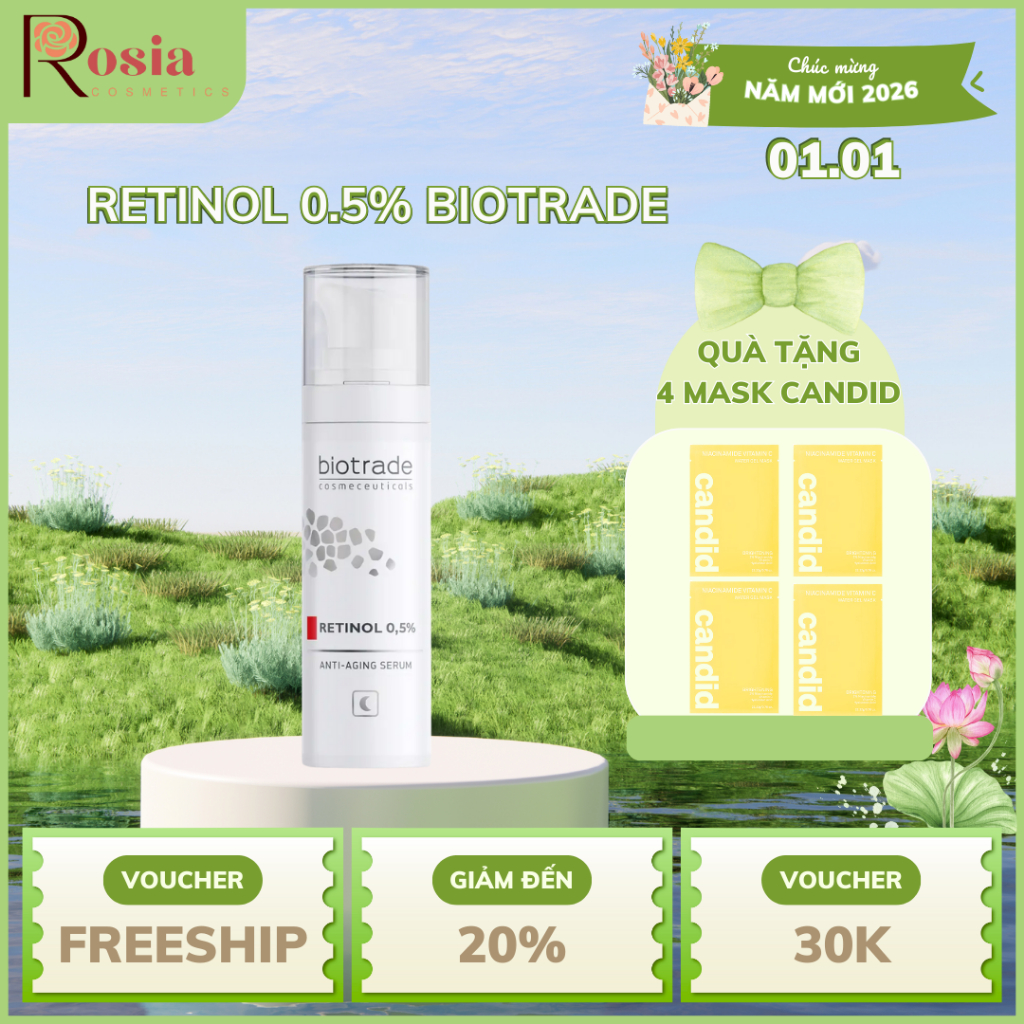 Serum Retinol 0.5% BIOTRADE | Rosia Cosmetics