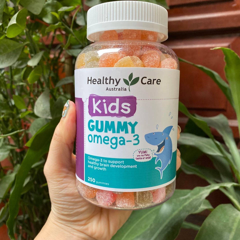 Kẹo Dẻo Bổ Sung Omega-3 Cho Bé Healthy Care Kids Gummy Omega – 3 đường tơi