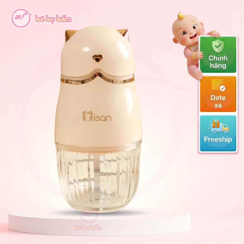 🥣 Máy Xay Ăn Dặm MISAN Ori Chính hãng - 8 Lưỡi Dao Inox 316, Máy Xay ISAN Nhuyễn Mịn