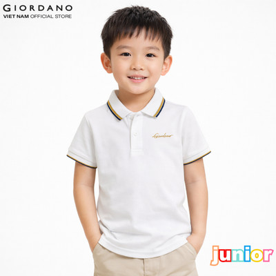 GIORDANO Áo Thun Có Cổ Ngắn Tay Trẻ Em Signature Polo 3015256