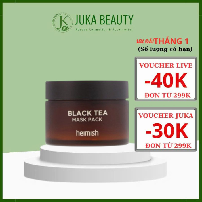 Mặt nạ Heimish trà đen Heimish Black Tea Mask Pack 110ml