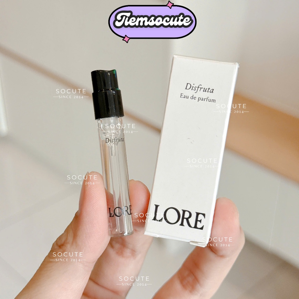 [Sample] Nước Hoa LORE Disfruta Eau de Parfum with Mezcal 1.5ml