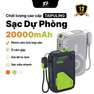 sạc dự phòng D042 Chính Hãng TAIPULING , Hỗ Trợ Sạc Không Dây,Củ Sạc có chứng nhận CCC,BH 12 Tháng